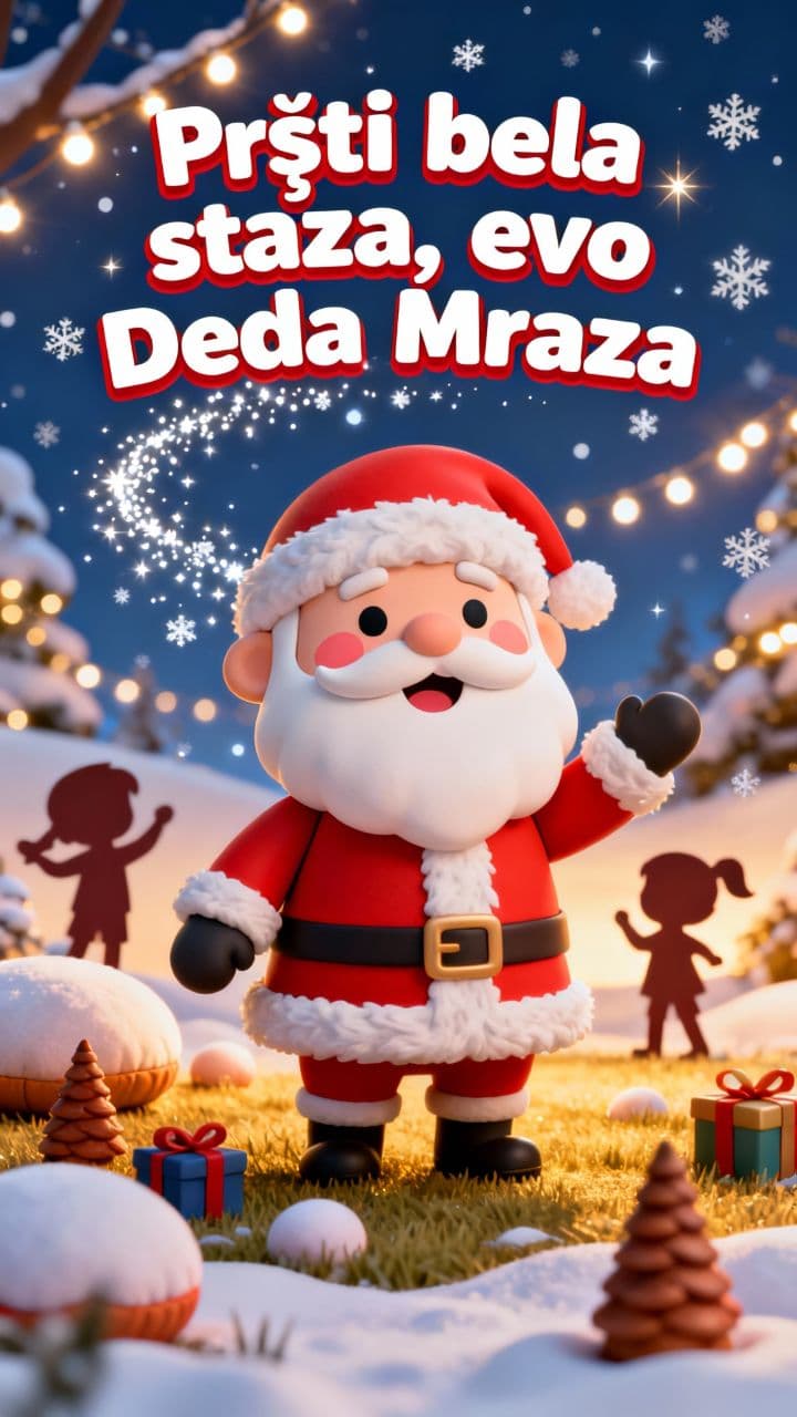 Pršti bela staza, evo Deda Mraza
