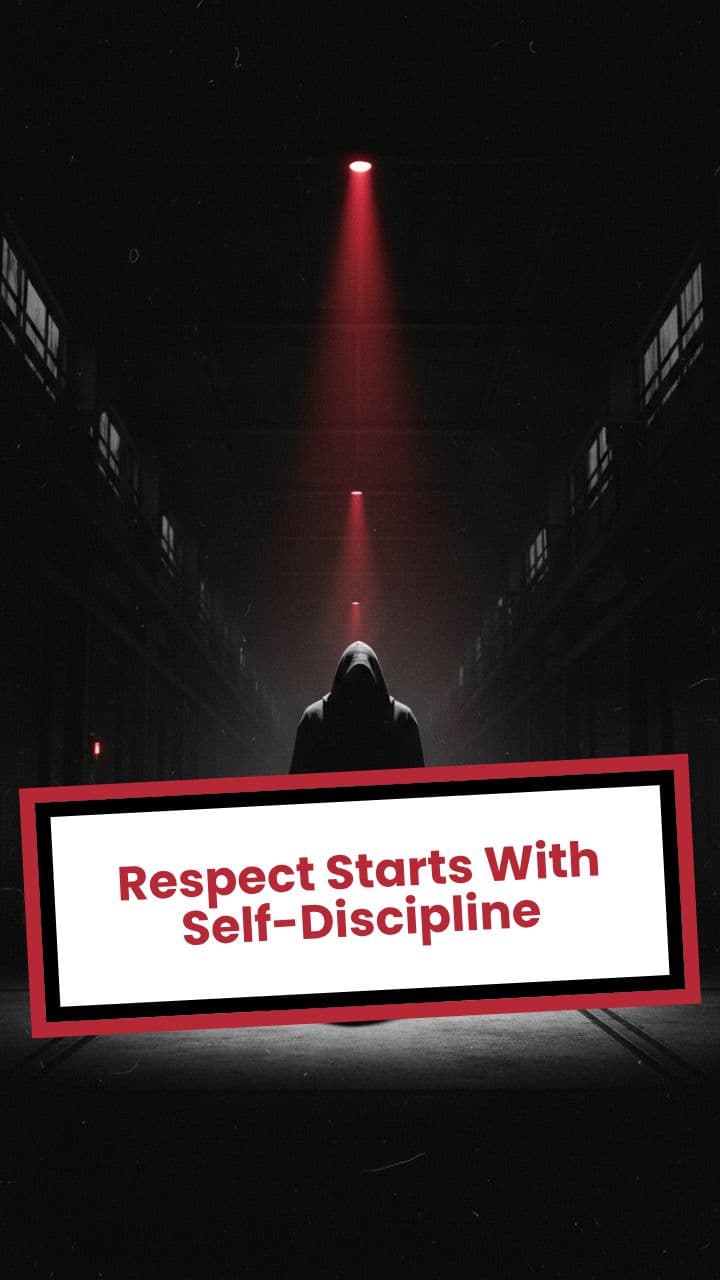Respect Starts With Self-Discipline
