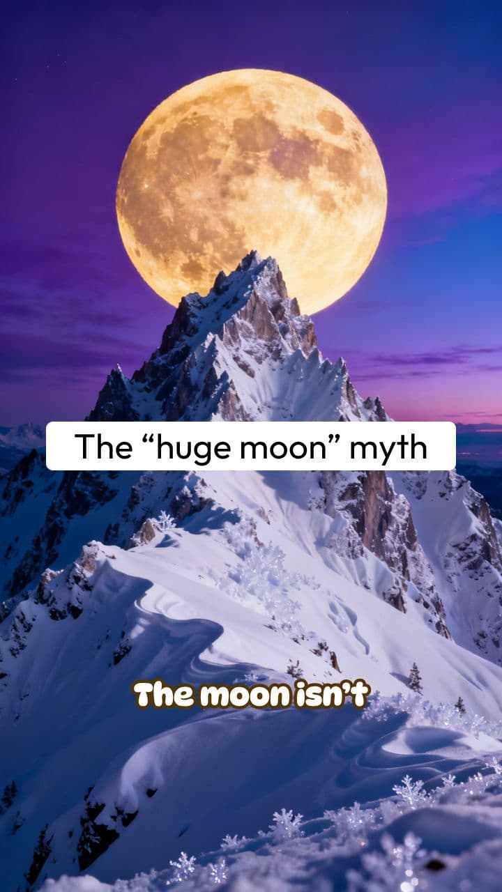 The "Giant Moon" Illusion Decoded