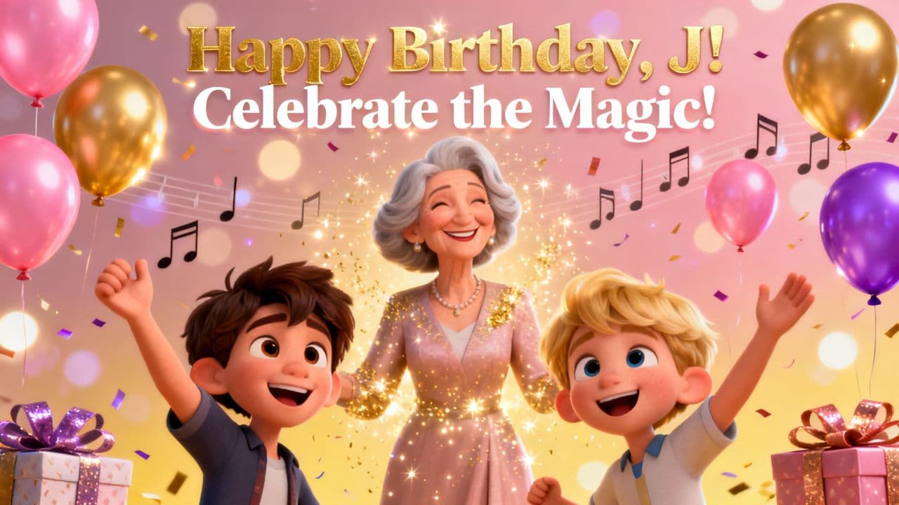 Happy Birthday, J! Celebrate the Magic!