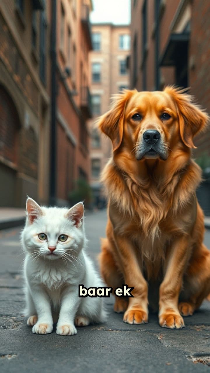 Billi aur Kutta: Dosti ki Kahani