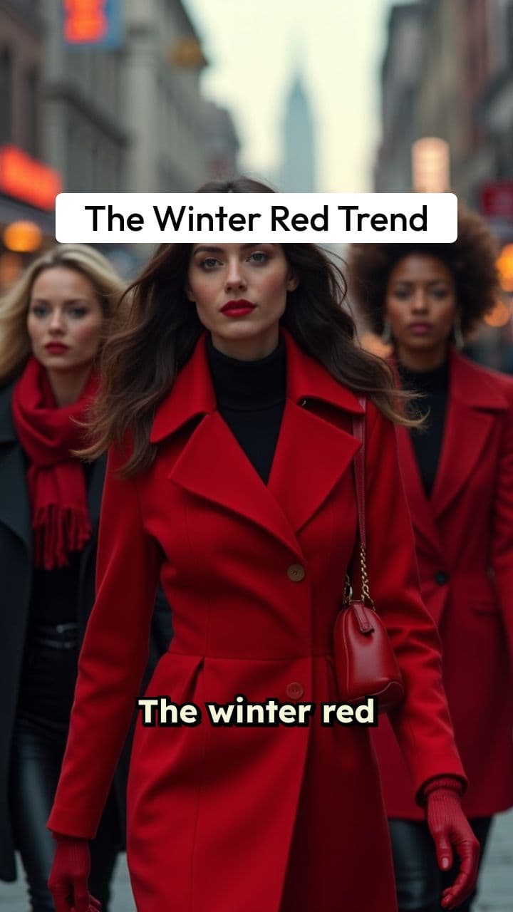 Winter Red Fashion Trend: Reese Witherspoon's Impact