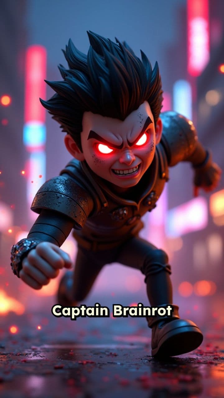 Captain Brainrot's Digital Assault