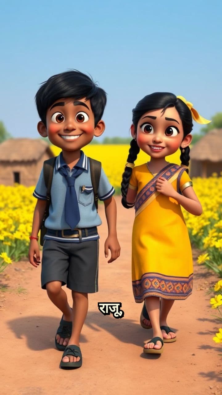 राजू और मीना की बहादुरी (Raju and Meena's Bravery)