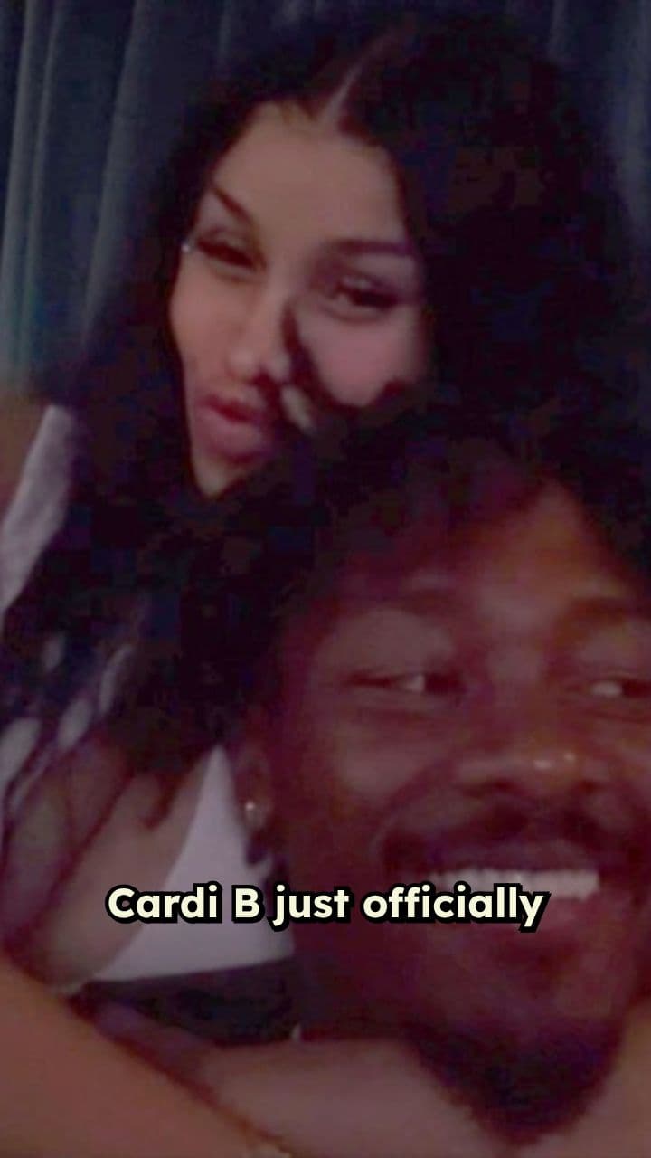 Cardi B Reveals Newborn Son's Face