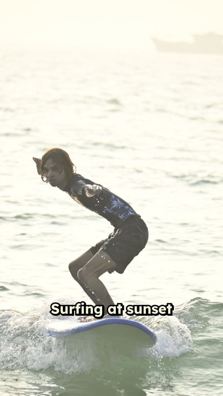 Sharing the Sunset Wave