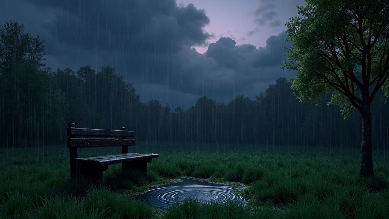 ASMR Rainy Night Gaming