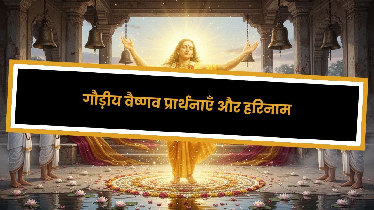 गौड़ीय वैष्णव प्रार्थनाएँ और हरिनाम