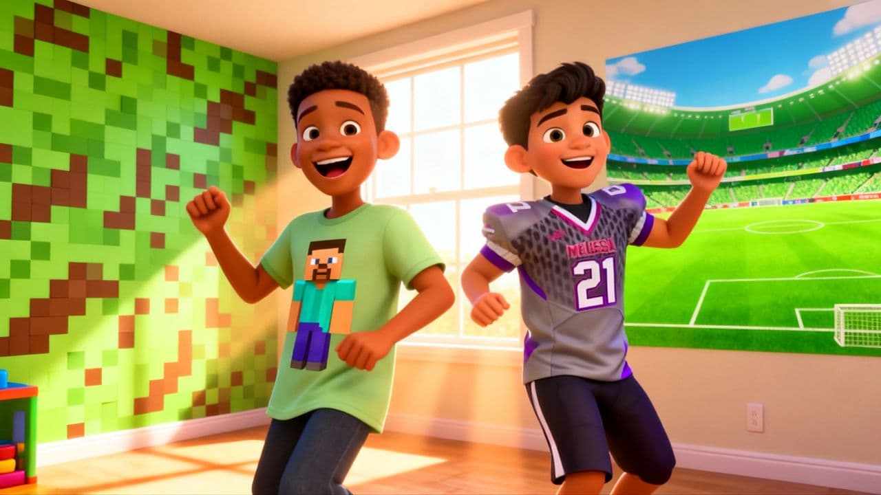 Minecraft or Football: Our Way