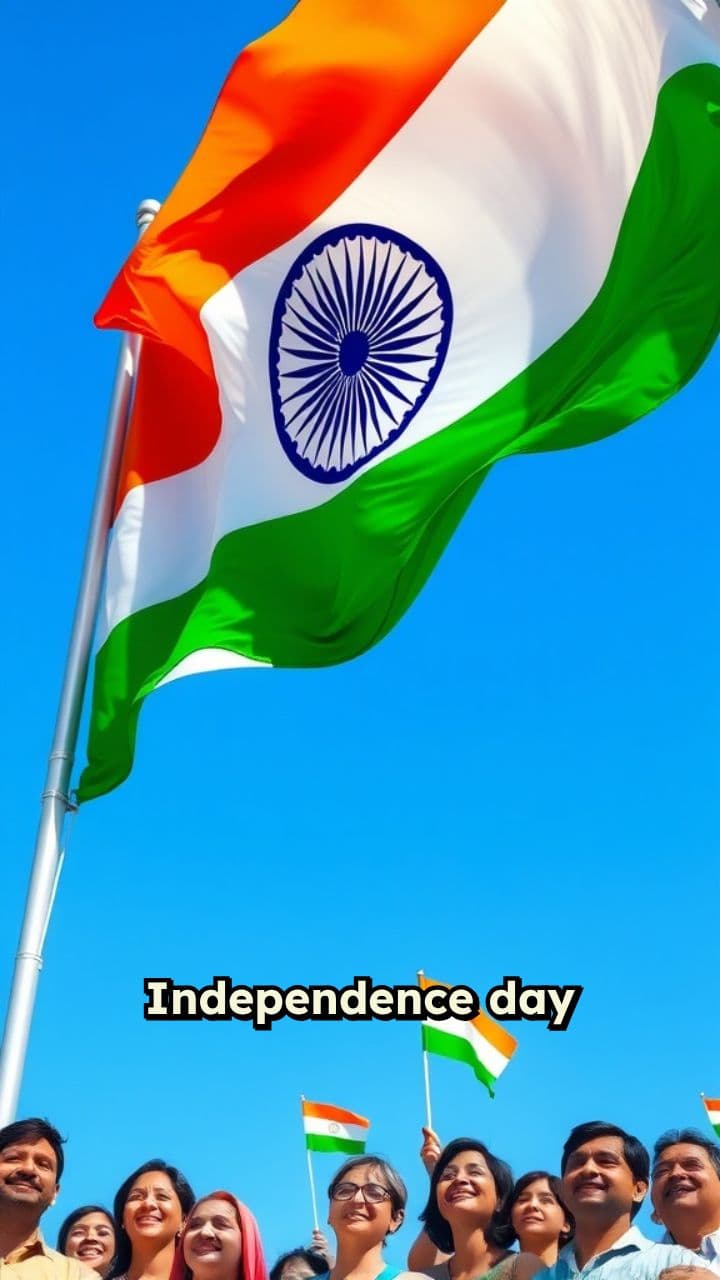 Independence Day Concept with Ashik Chakra