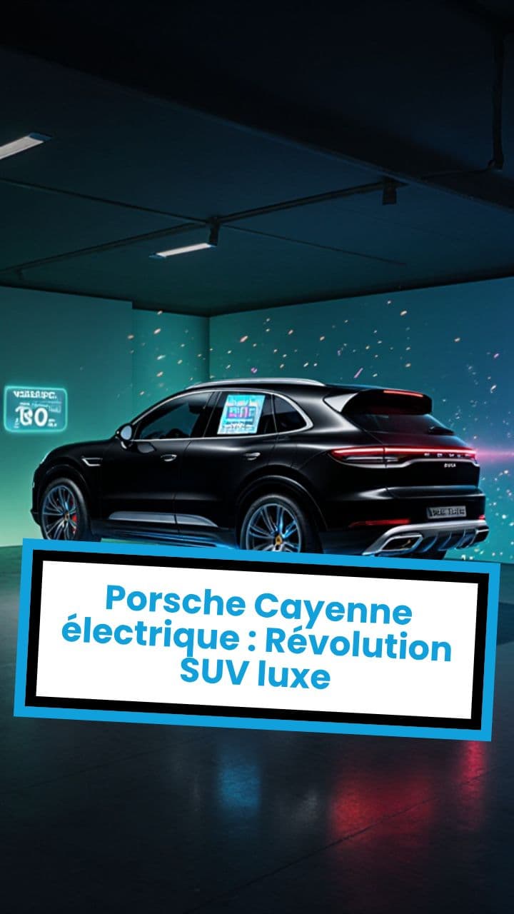 Porsche Cayenne électrique : Révolution SUV luxe