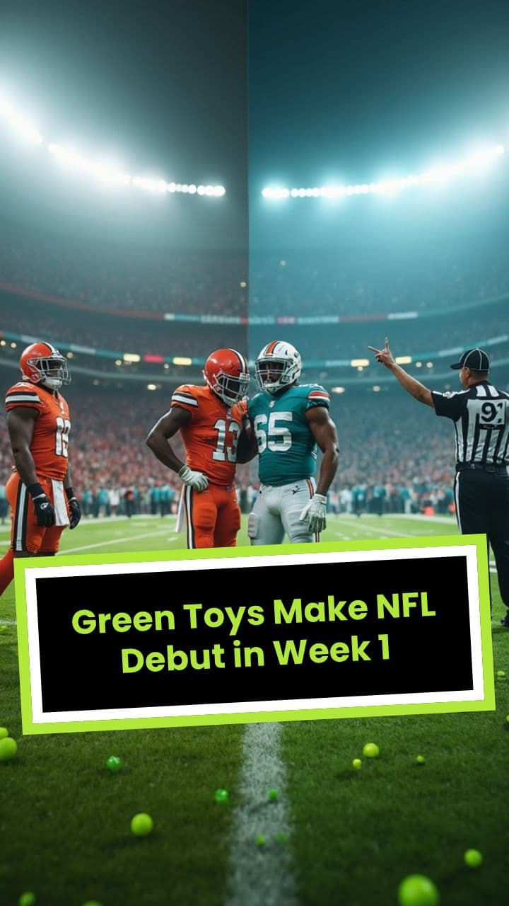 Green Toys Make NFL Debut in Week 1