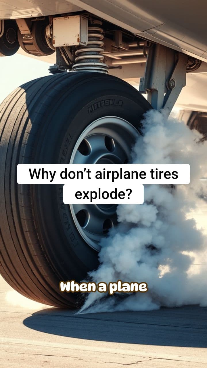 Why Do Airplane Tires Not Explode During Landing? | RapidSmartFacts