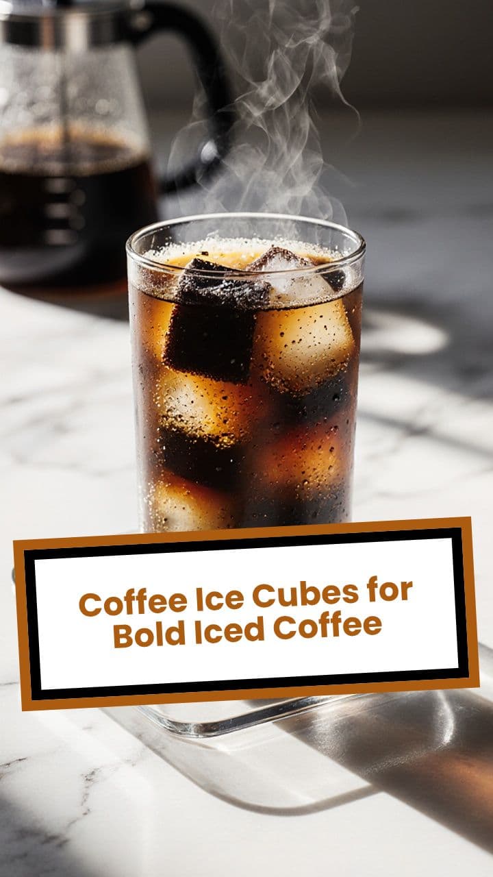 Coffee Ice Cubes for Bold Iced Coffee