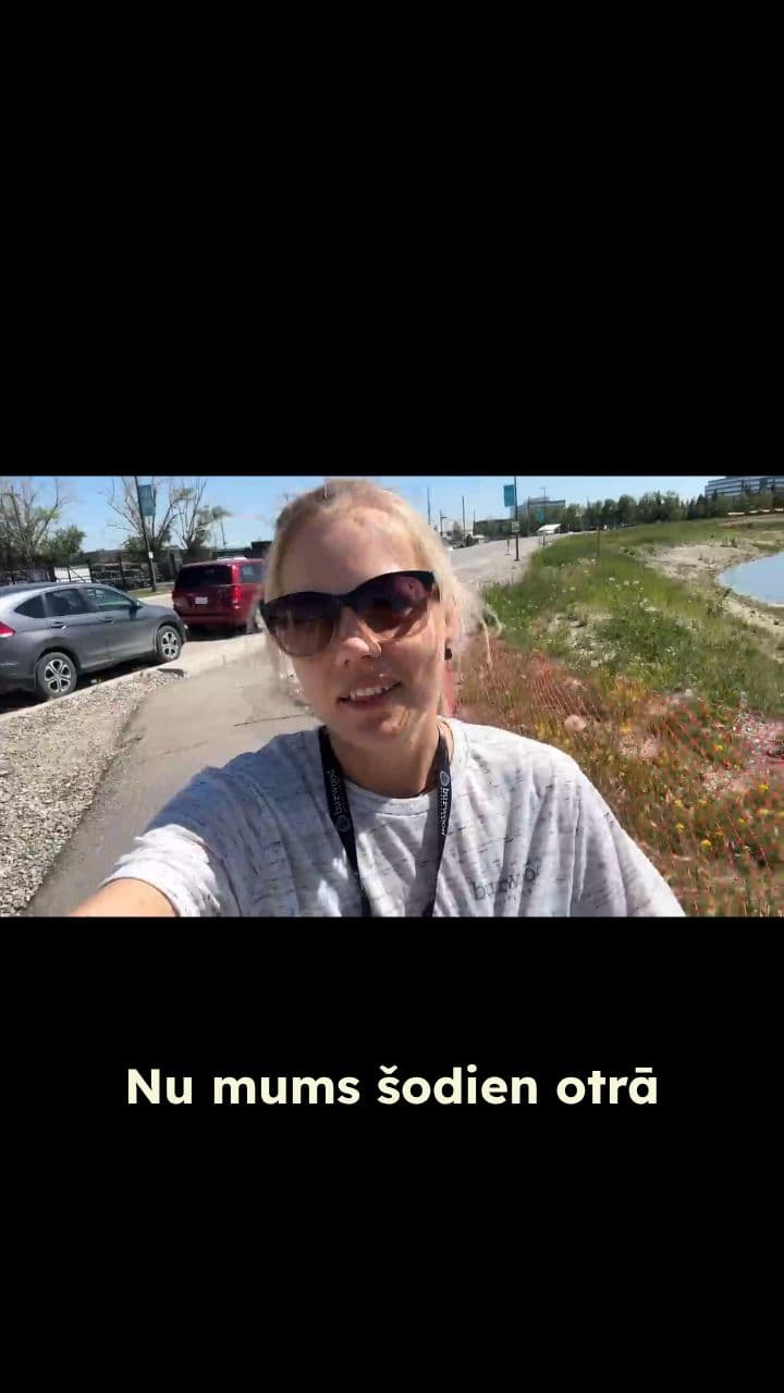 Mūsu pirmais darbs Kanādā!