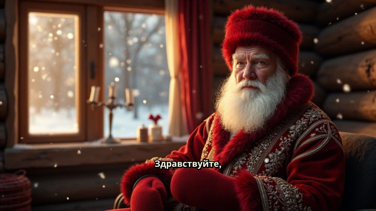 Новогоднее поздравление от Деда Мороза
