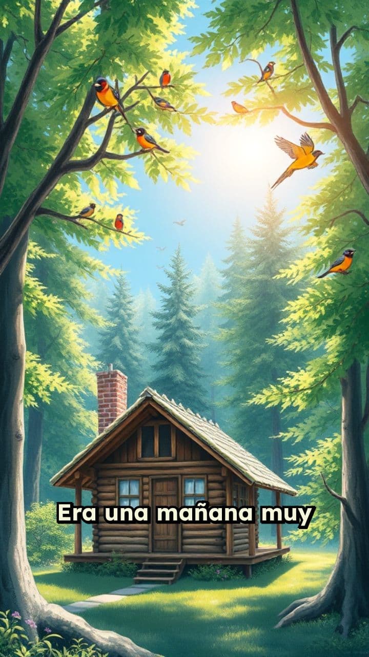 La familia Bustamante en el bosque