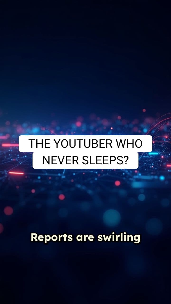 The YouTuber Who Never Sleeps
