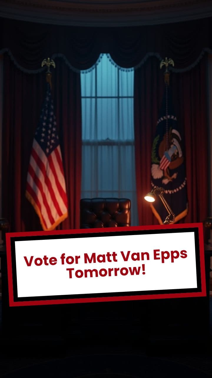 Vote for Matt Van Epps Tomorrow!