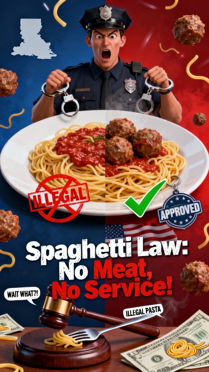 Spaghetti Law: No Meat, No Service!