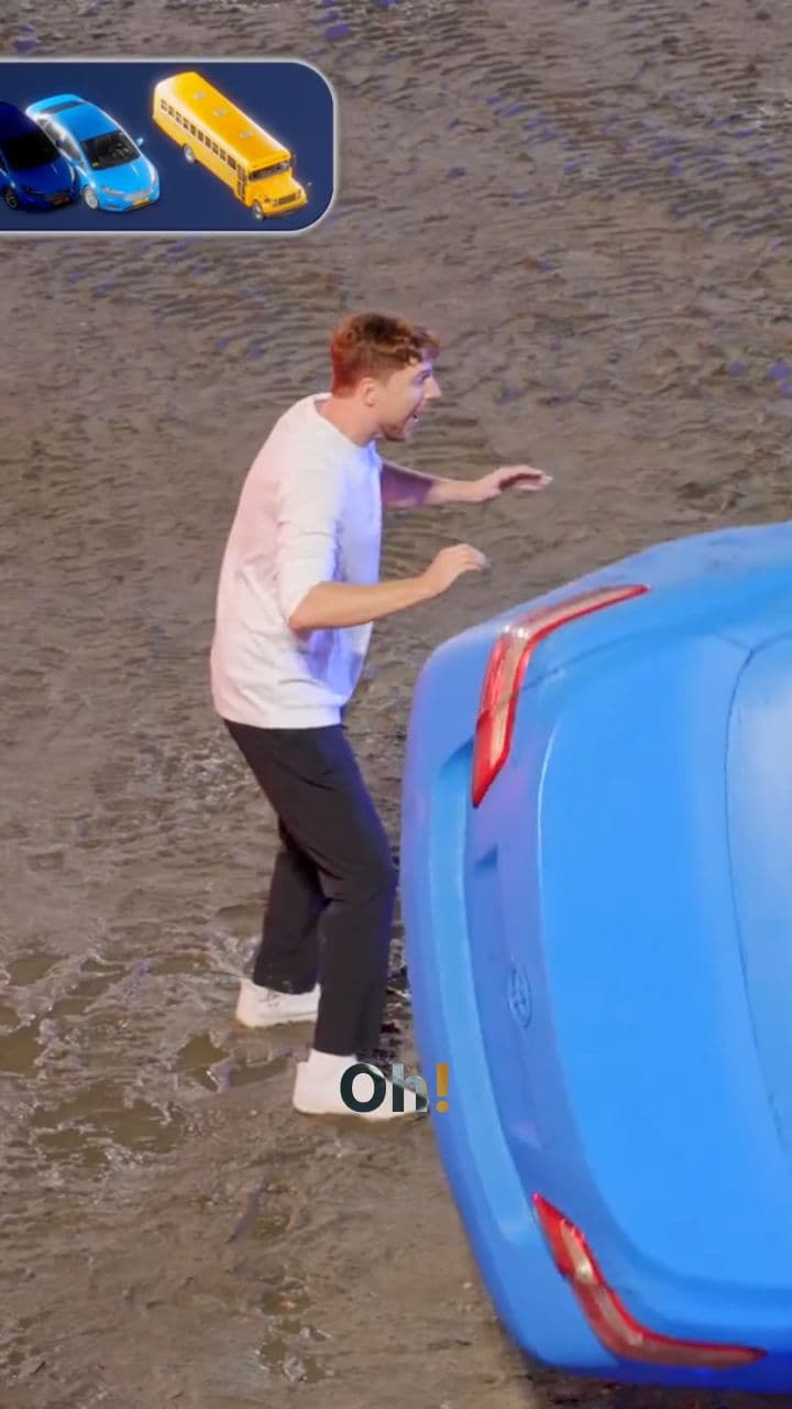 Strongest Man in the World VS Giant Robot!