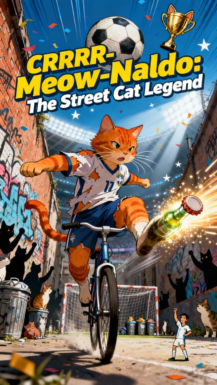 CRRRR-Meow-Naldo: The Street Cat Legend