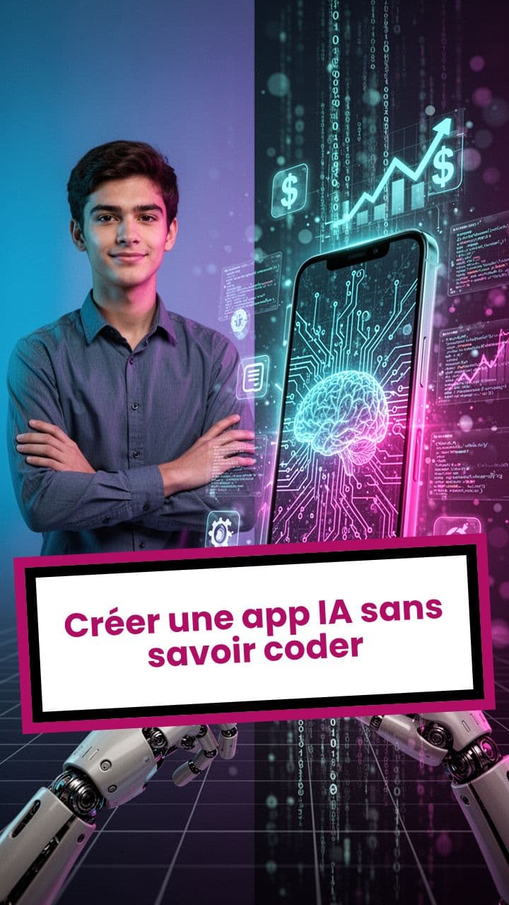 Créer une app IA sans savoir coder