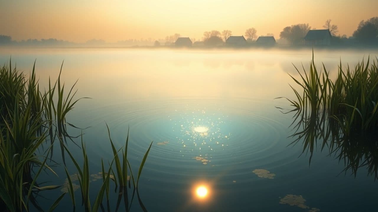 Mystical Morning at the Village Pond