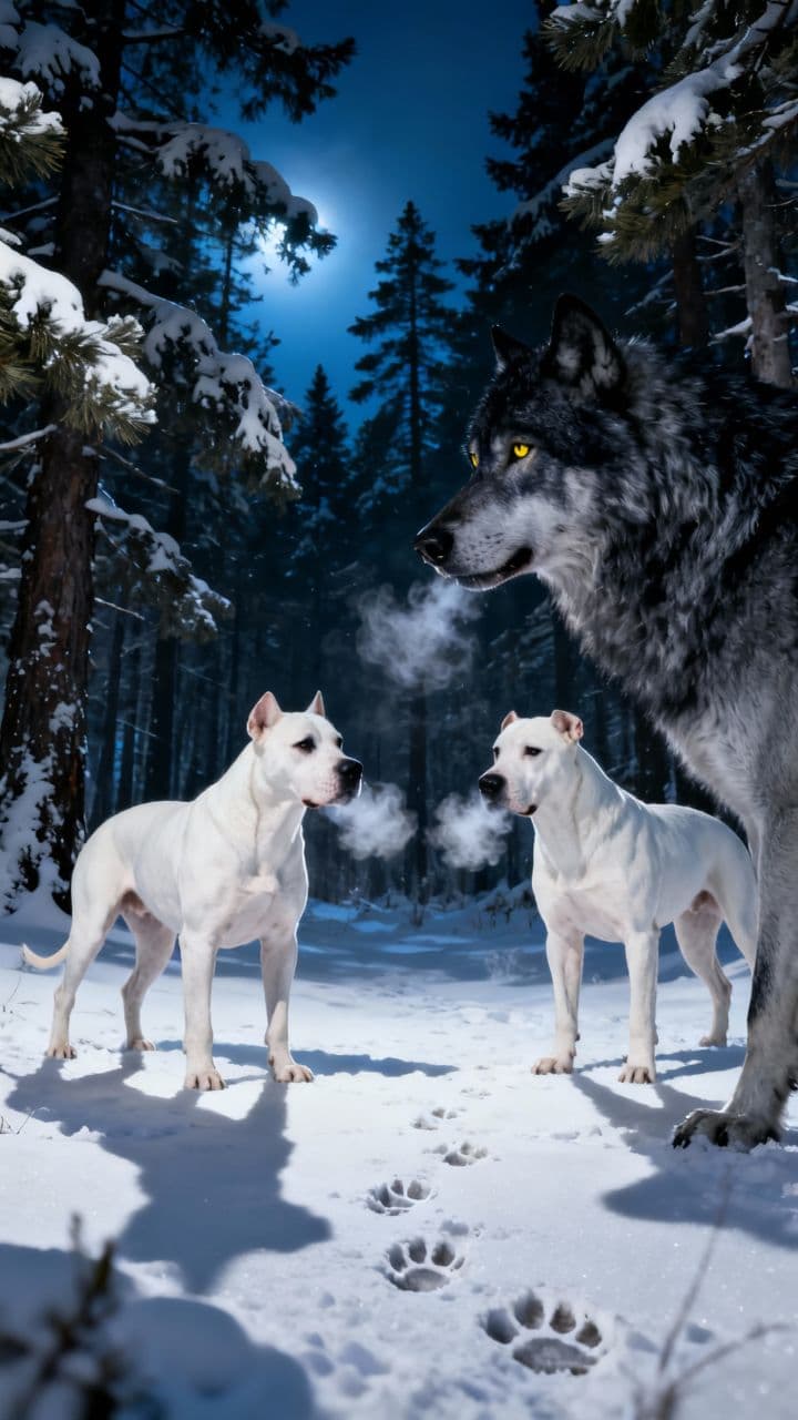 Dogo Argentinos vs Lobo Gigante