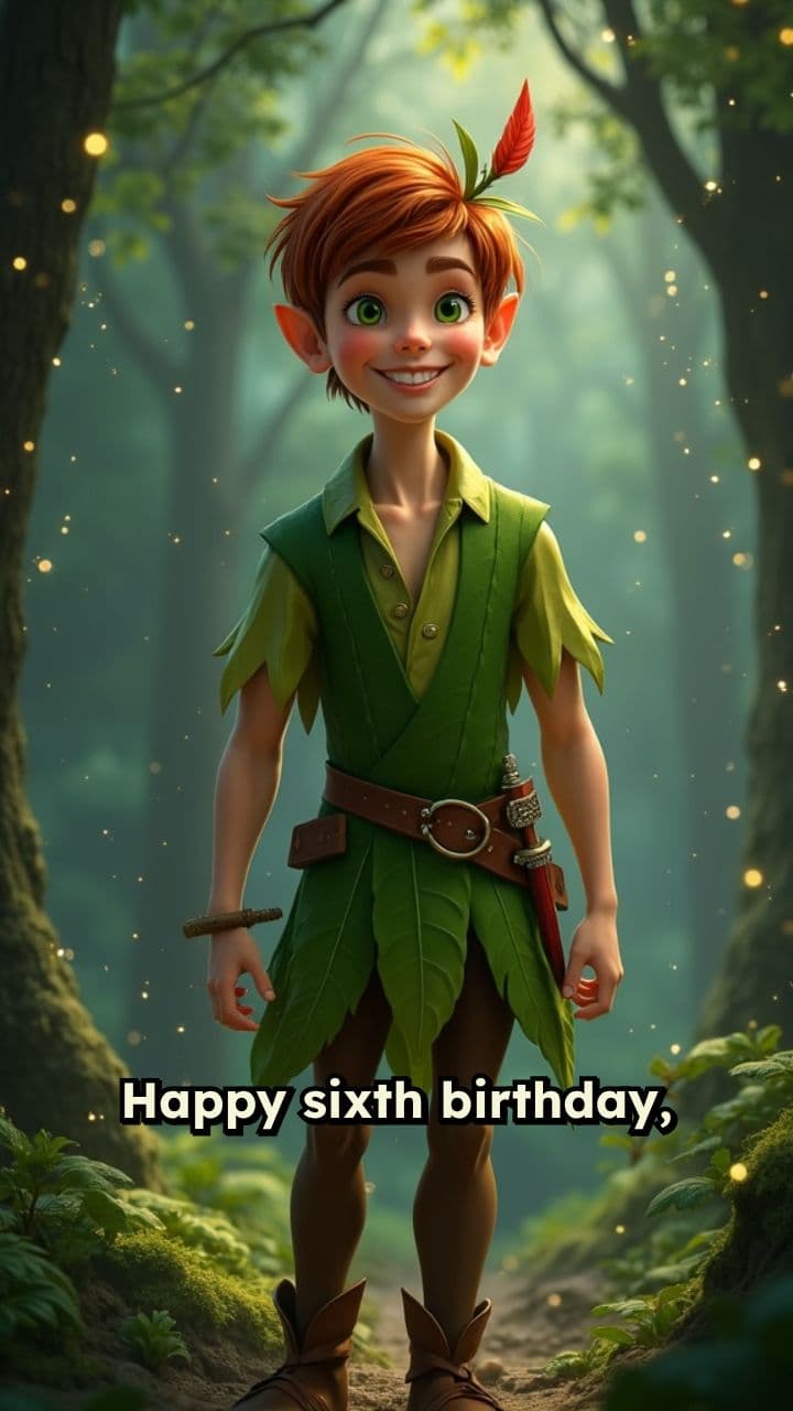Peter Pan's Magical Birthday Wish for Lou