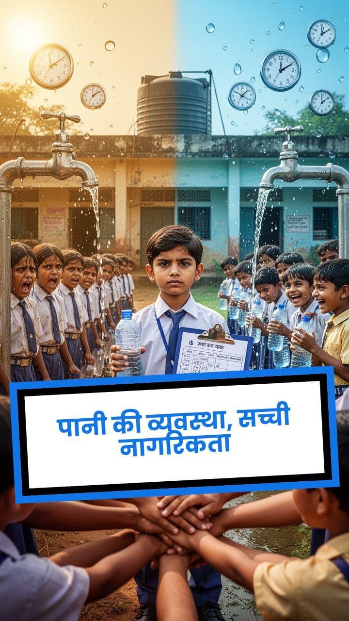 पानी की व्यवस्था, सच्ची नागरिकता