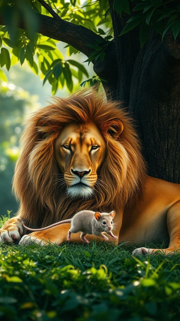 शेर और चूहे की कहानी