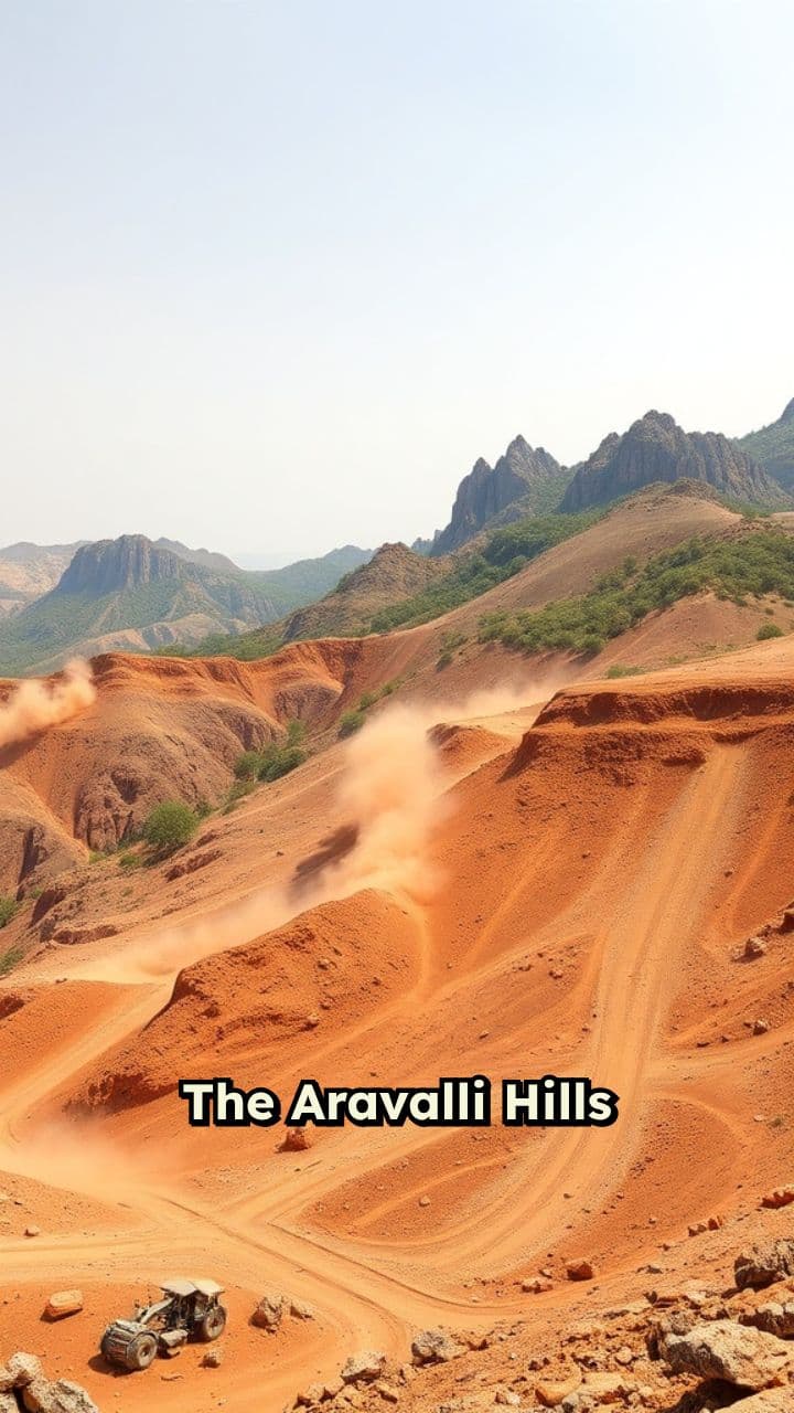 Aravalli Hills Under Threat