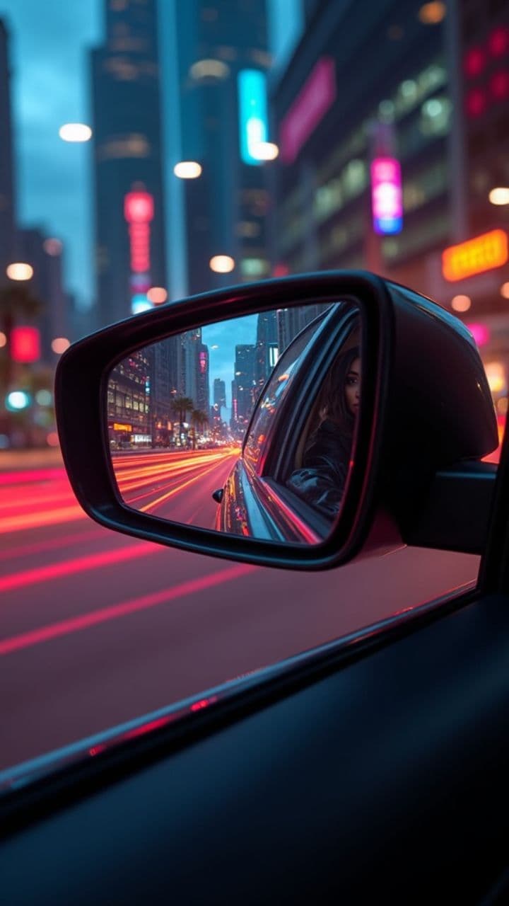 Night Drive Reflections