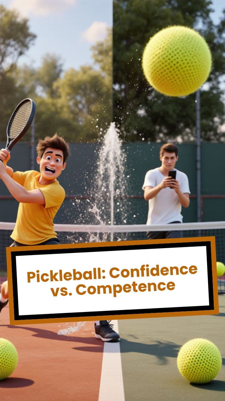 Pickleball: Confidence vs. Competence
