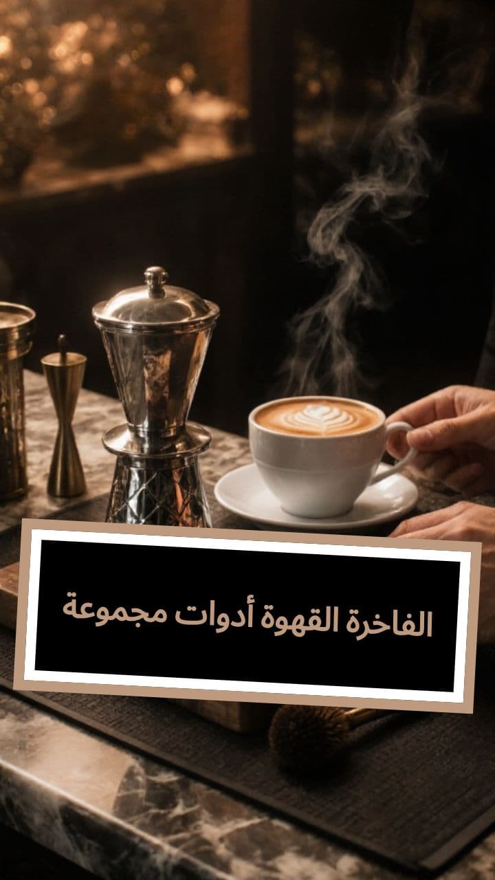 مجموعة أدوات القهوة الفاخرة