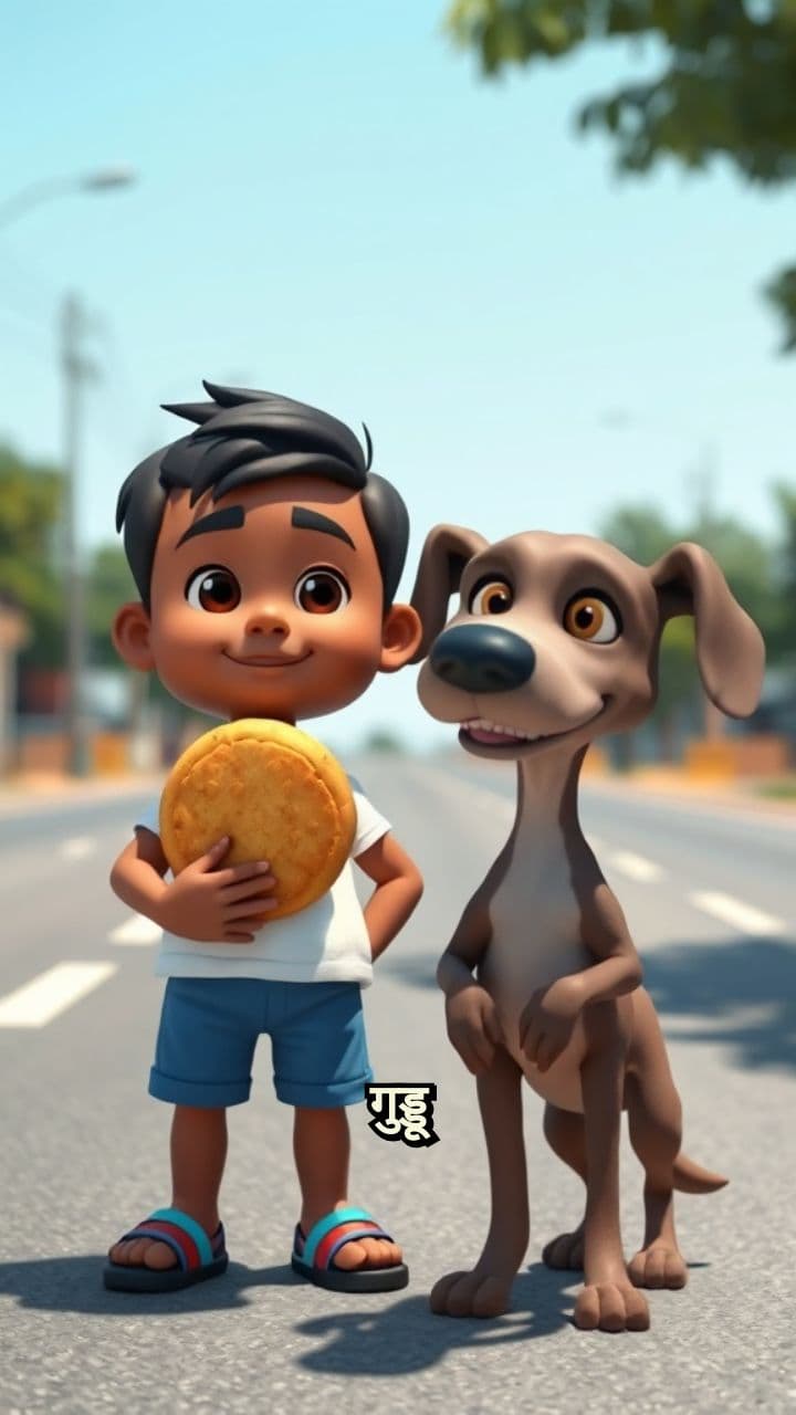 रोटी का बाँटा हुआ प्यार