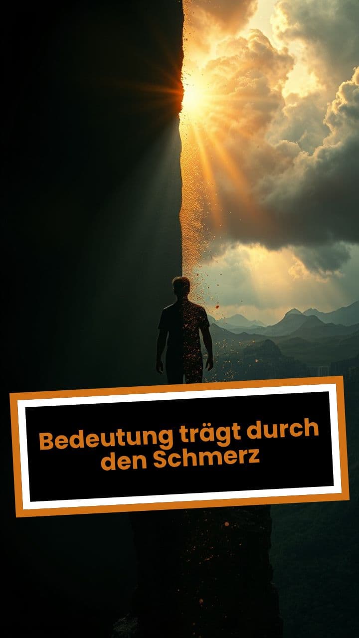 Bedeutung trägt durch den Schmerz