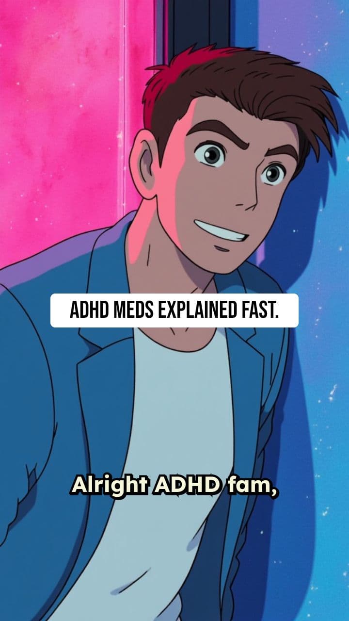ADHD Meds Explained in 30 Seconds Flat (Matt Rife Style)