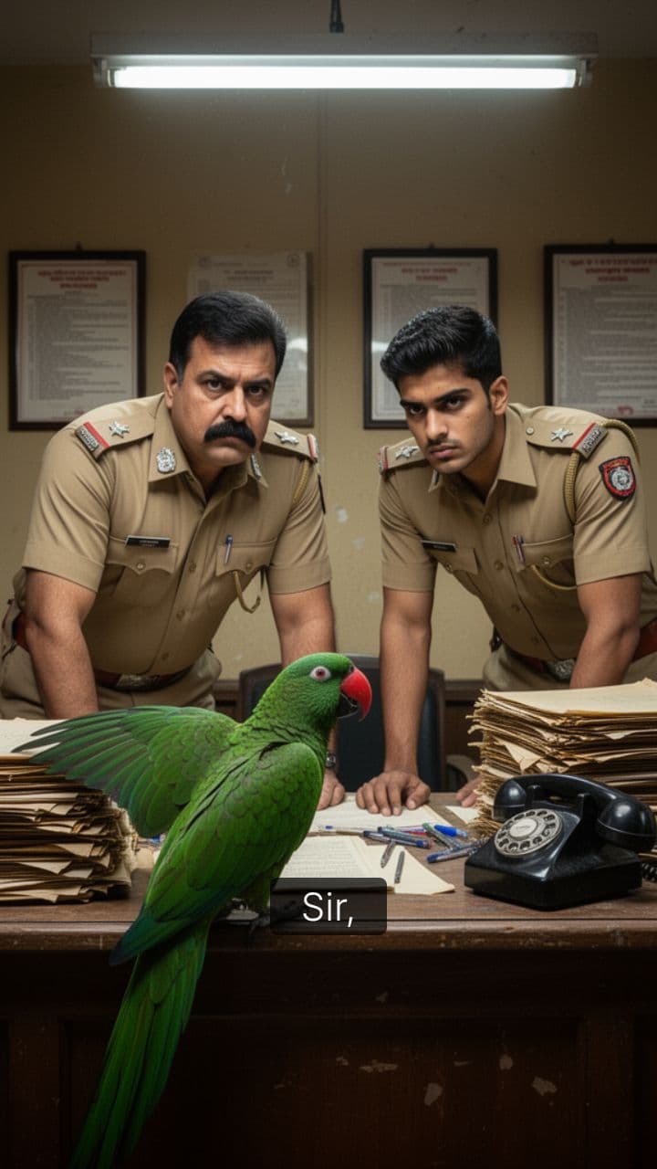 The Complaining Parrot at the Police Station