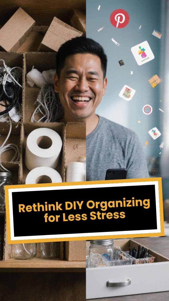 Rethink DIY Organizing for Less Stress