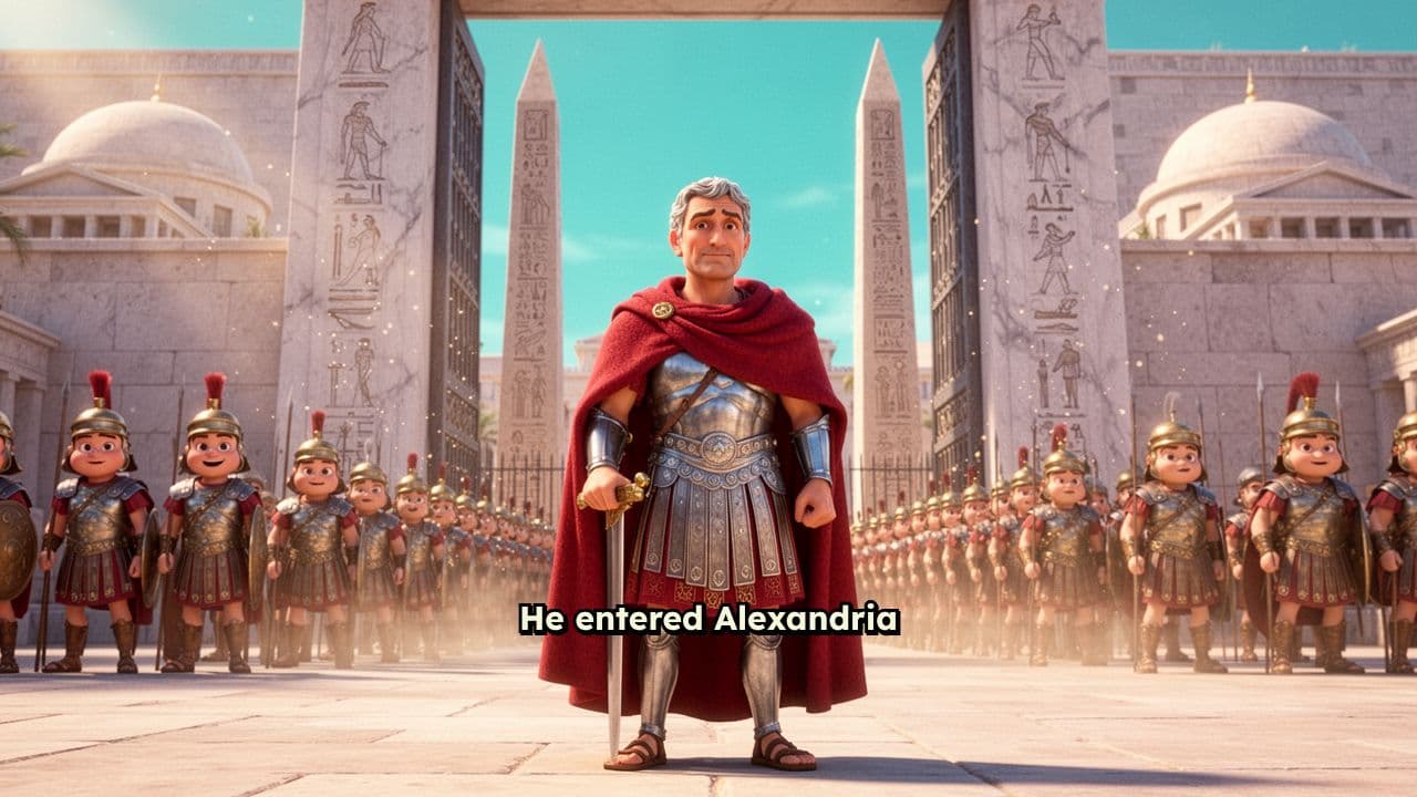 Cleopatra’s Secret Audience with Caesar