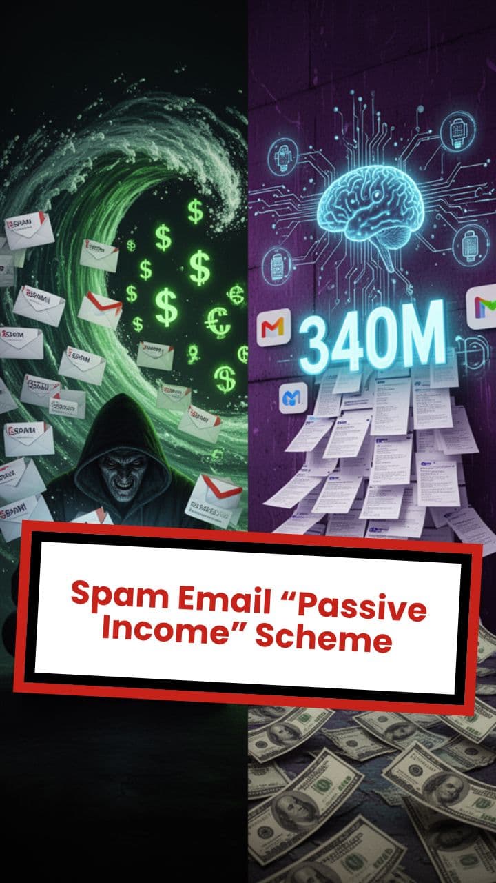 Spam Email “Passive Income” Scheme