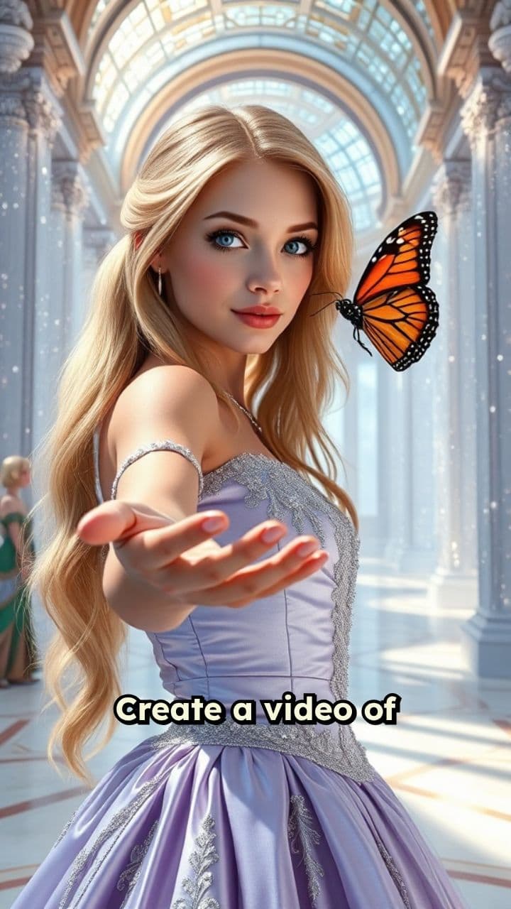 Butterfly in the Crystal Palace