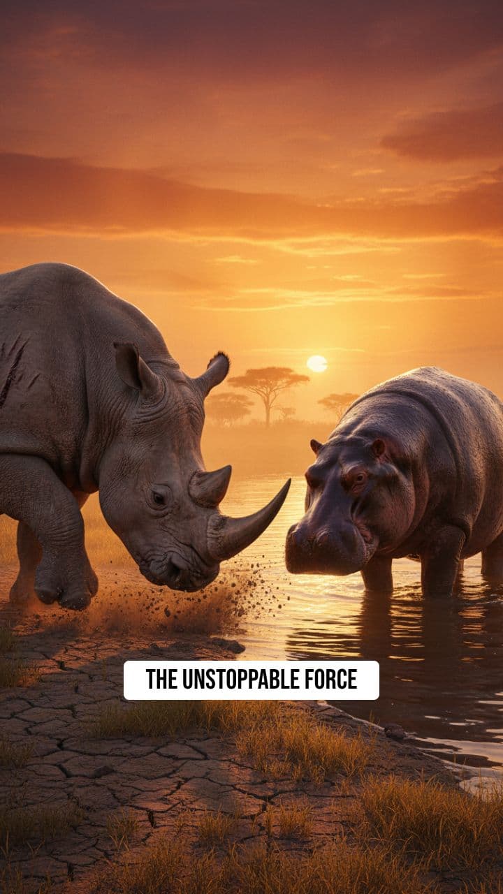 Titanic Clash: Rhino vs Hippo