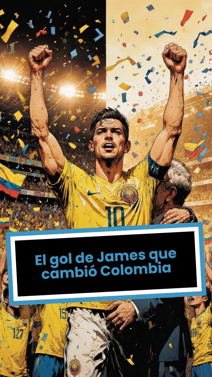 El gol de James que cambió Colombia