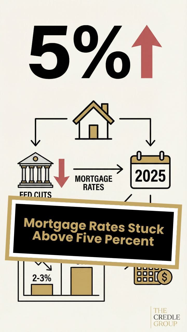 Mortgage Rates Stuck Above Five Percent