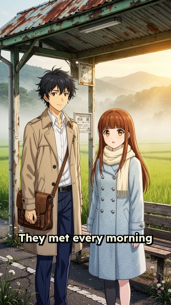 Smiles at the Bus Stop