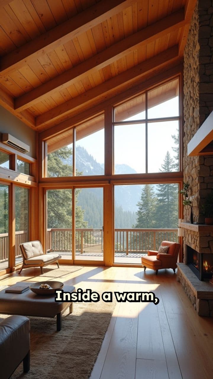 Cozy Winter Cabin Retreat