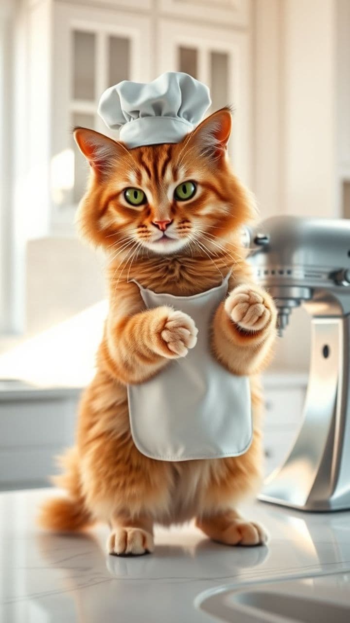 Mischievous Meow-ster Chef